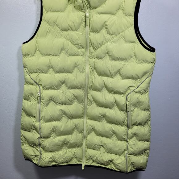 Ulla Popken Jackets & Blazers - Ulla Popken Women's Hooded Neon Green Puffer Vest Size 20-22 3226-1Clo3